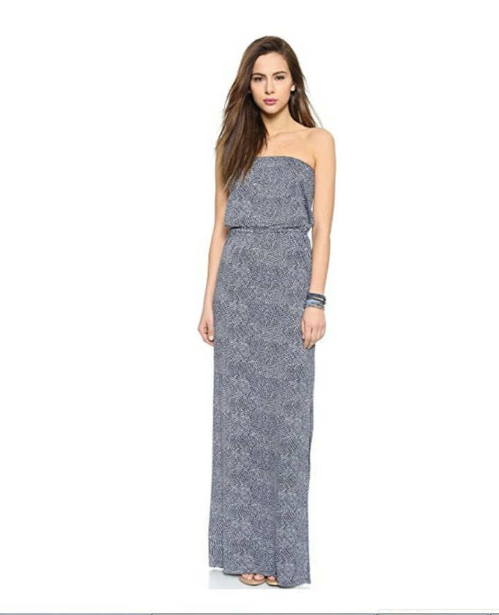 Joie NWT Dalila Printed Strapless Maxi Dress - Size Medium