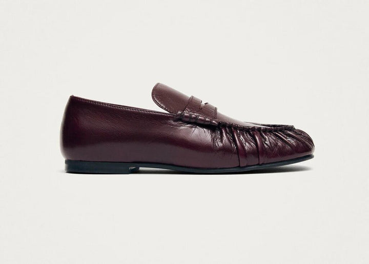 Alohas Aven Rift Burgundy Leather Loafers - Size 40 (Retails for $195)