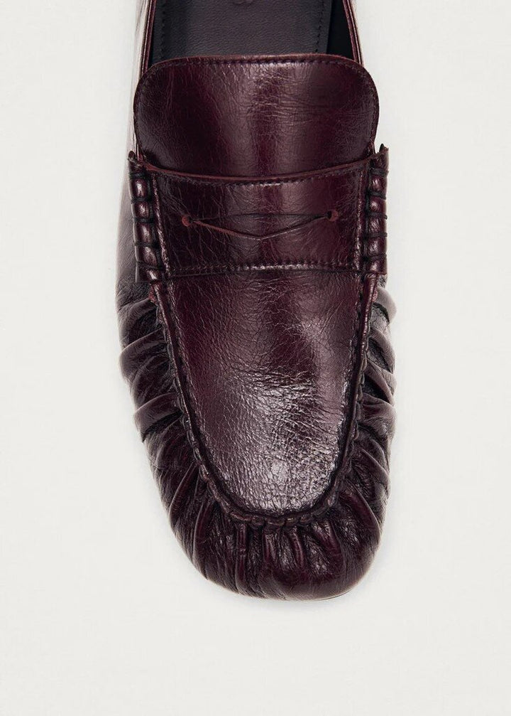 Alohas Aven Rift Burgundy Leather Loafers - Size 40 (Retails for $195)
