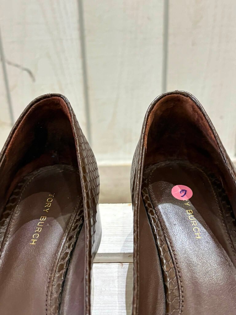 Tory Burch Georgia Block Heels - Size 6
