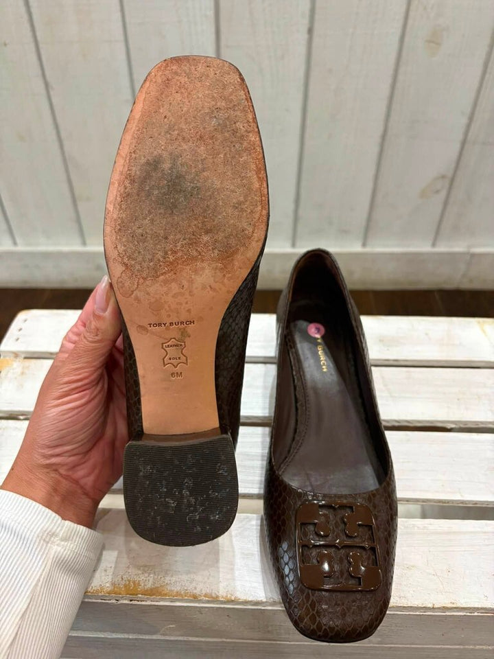 Tory Burch Georgia Block Heels - Size 6