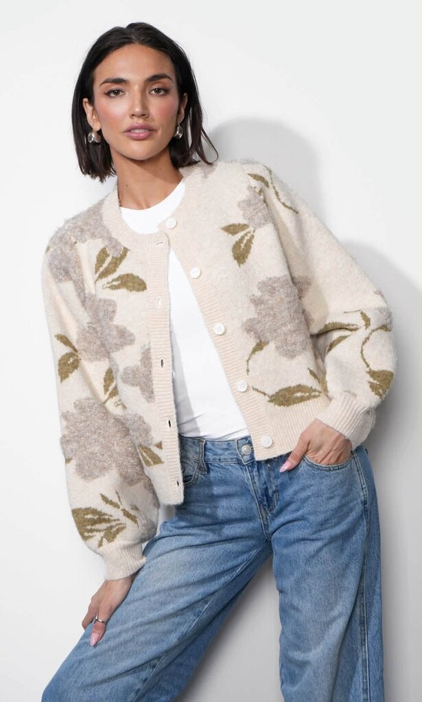 Greylin NWT Skylar Cozy Floral Cardigan - Size XL (Retails for $178)