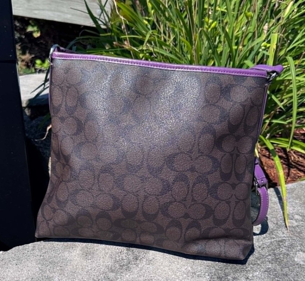 Coach Signature File Crossbody Bag