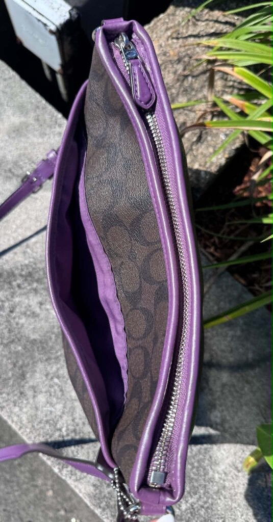 Coach Signature File Crossbody Bag
