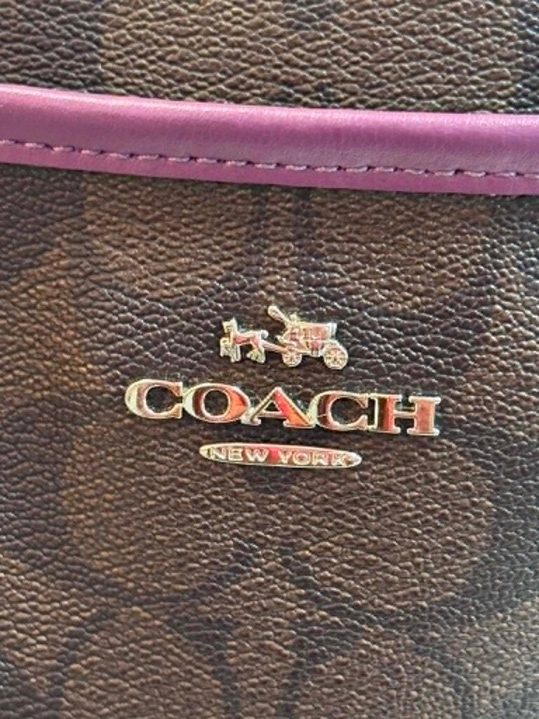 Coach Signature File Crossbody Bag