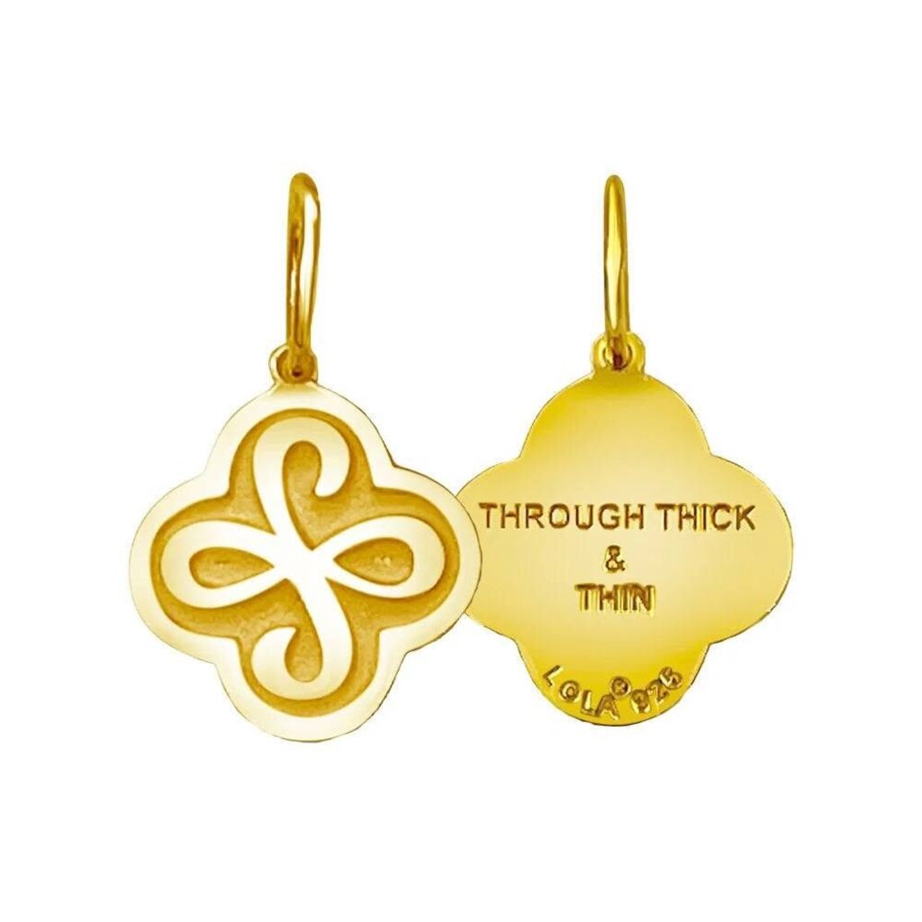 Lola Through Thick and Thin Gold Plated Charm (retails $70)