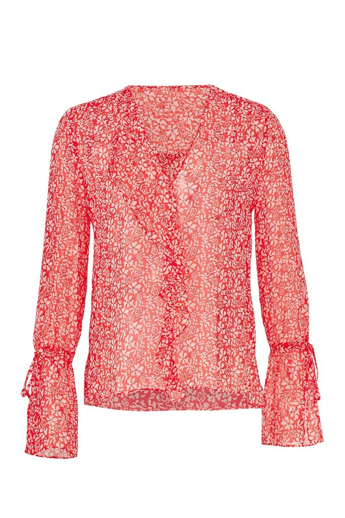 Derek Lam 10 Crosby Floral Print Blouse- Size Six