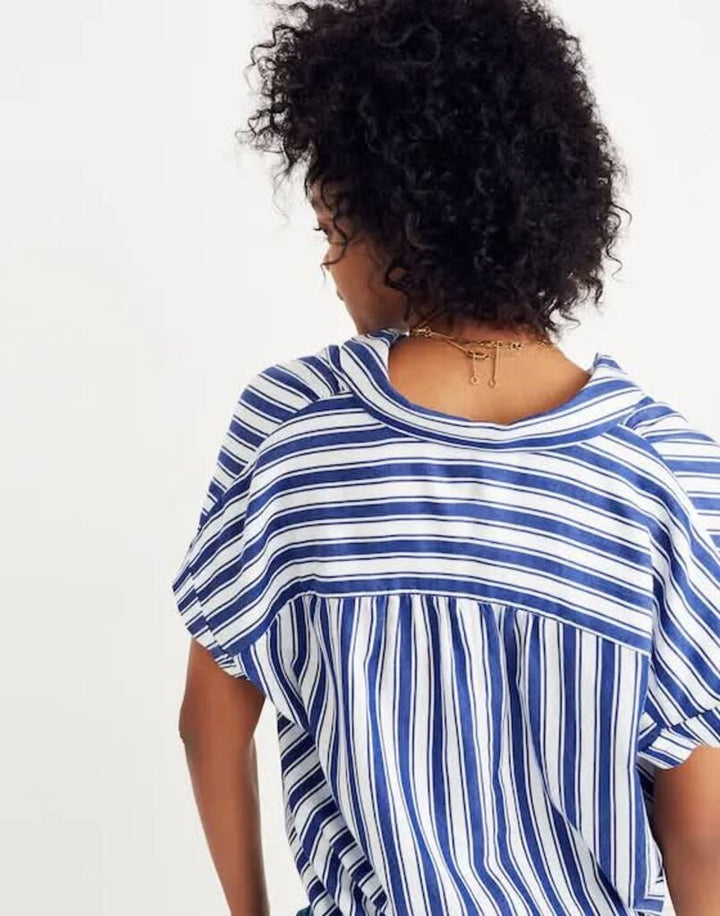 Madewell Central Top in Shea Stripe - Size Medium