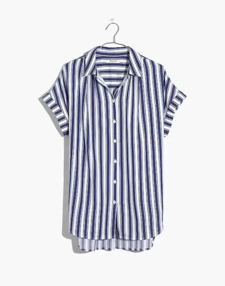 Madewell Central Top in Shea Stripe - Size Medium