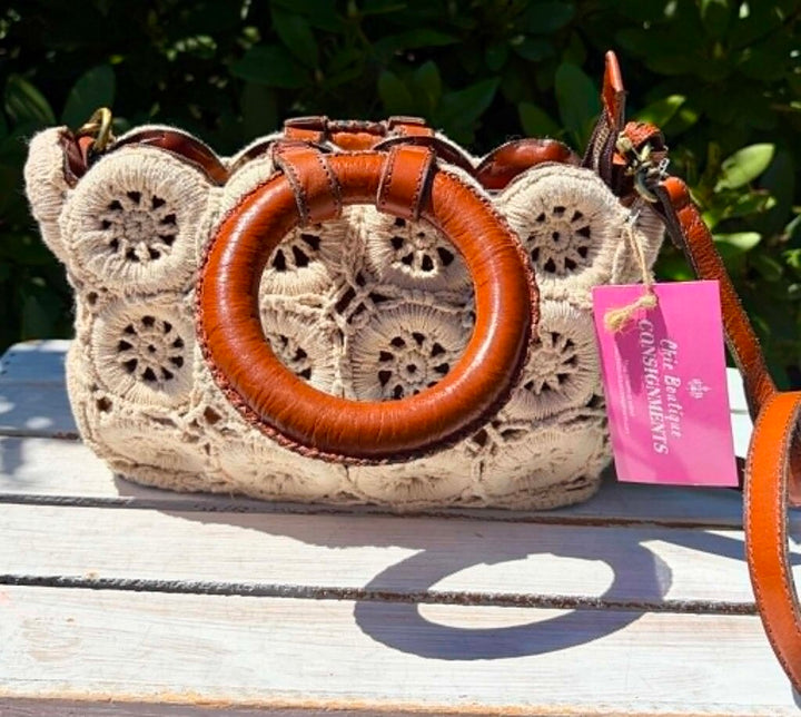 Patricia Nash Crochet Vobbia Small Tote