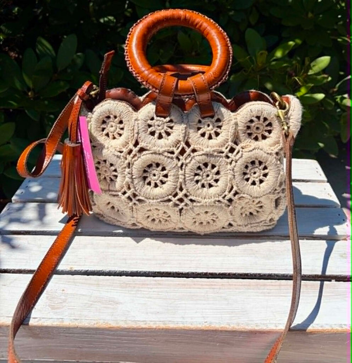 Patricia Nash Crochet Vobbia Small Tote