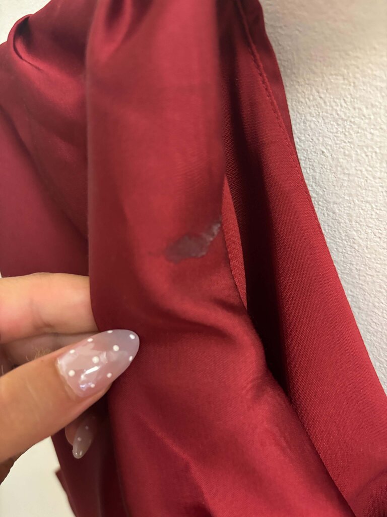 Abercrombie & Fitch Asymmetrical Draped Top In Red - Size Medium