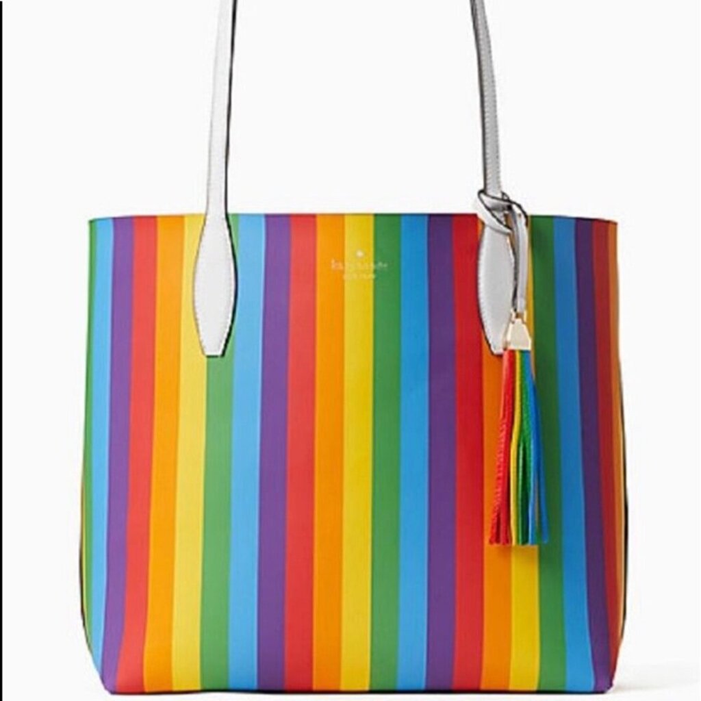 Kate Spade Arch Rainbow Reversible Tote