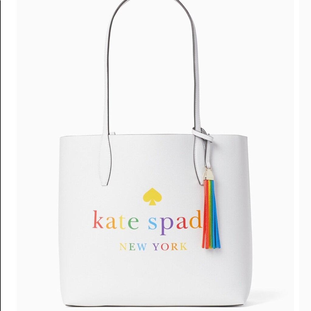 Kate Spade Arch Rainbow Reversible Tote