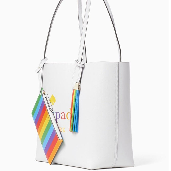 Kate Spade Arch Rainbow Reversible Tote