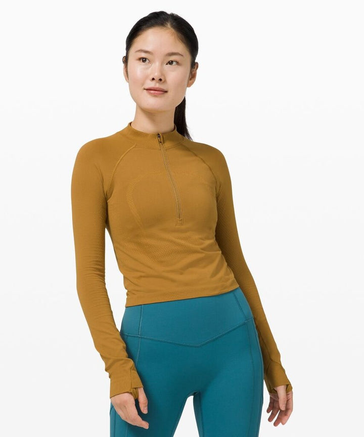 Lululemon Swiftly Tech 1/2 Zip 2.0 Cool - Size 8