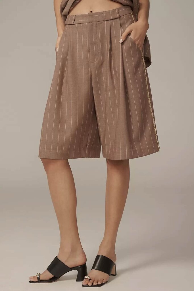 Anthropologie NWT Pleated Trouser Shorts - Size 2