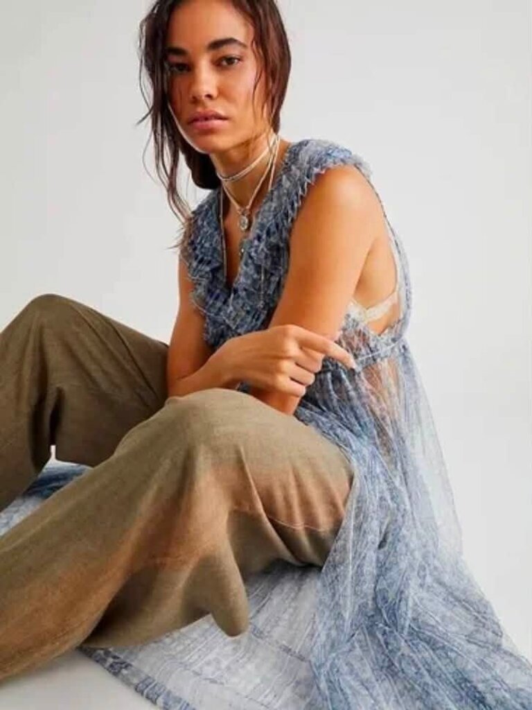 Free People NWT In Paris Maxi Top - Size XS (Retails for $148)