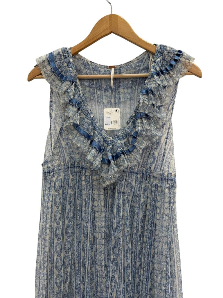 Free People NWT In Paris Maxi Top - Size XS (Retails for $148)
