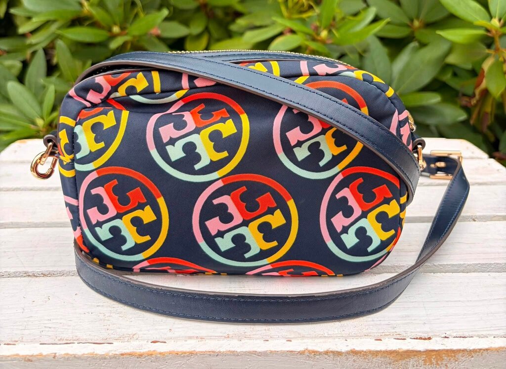 Tory Burch Nylon Printed Camera Bag