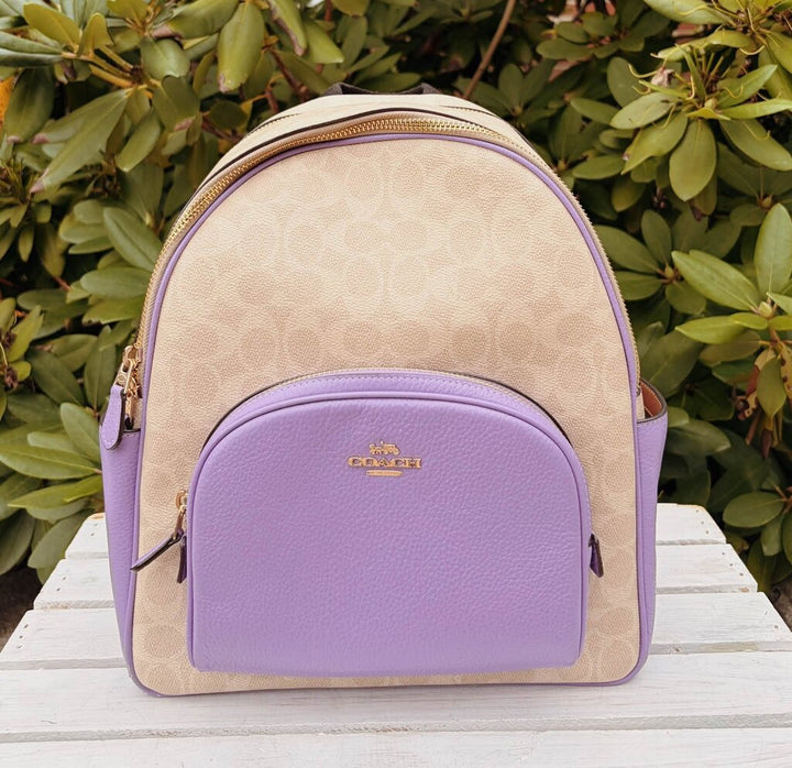 Coach Court Backpack In Signature Canvas
