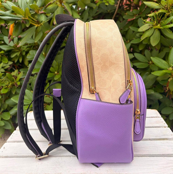 Coach Court Backpack In Signature Canvas
