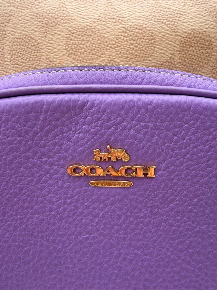 Coach Court Backpack In Signature Canvas