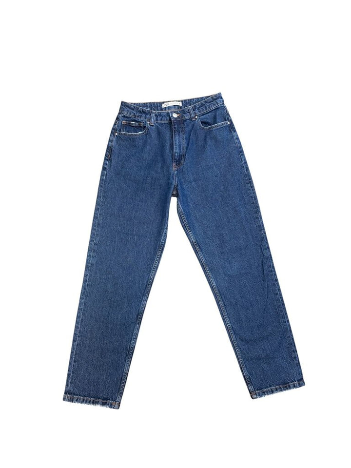 Zara High Rise Straight Leg Jeans- Size 6