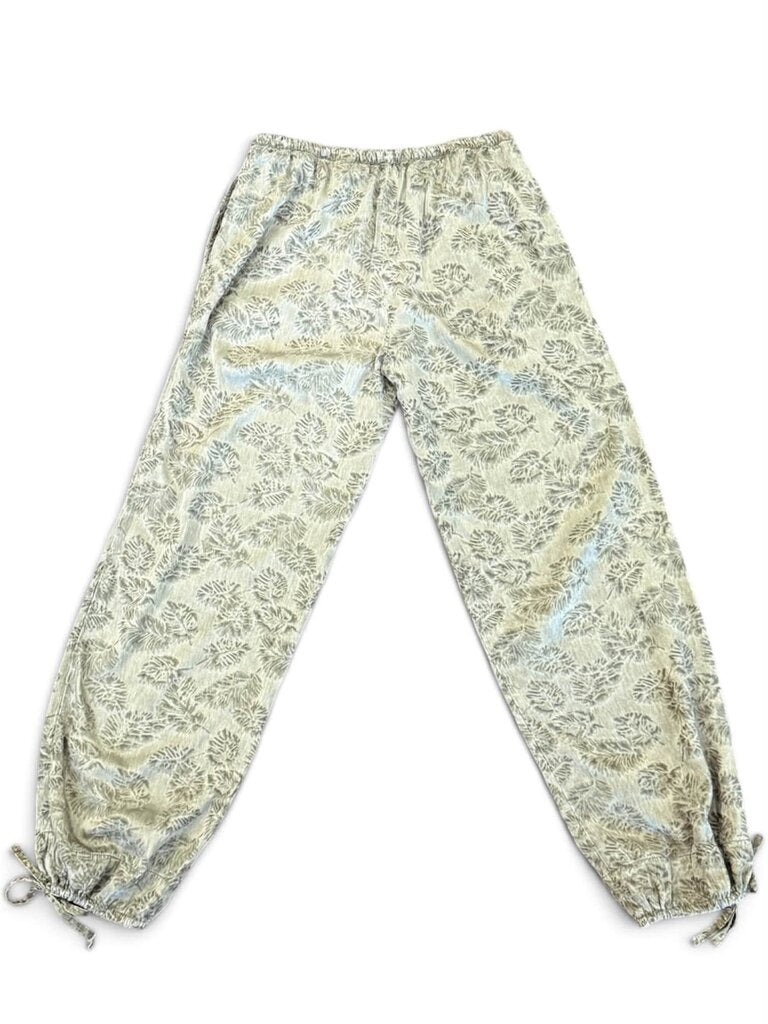 Zara Tied Jacquard Pants - Size Small