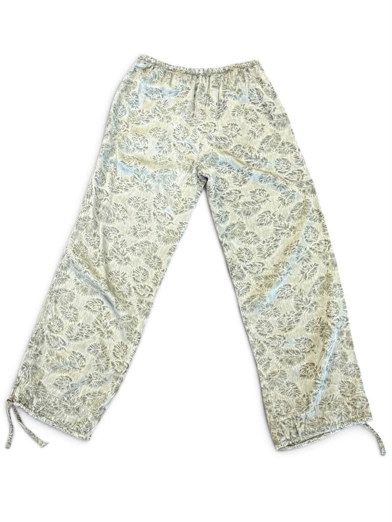 Zara Tied Jacquard Pants - Size Small