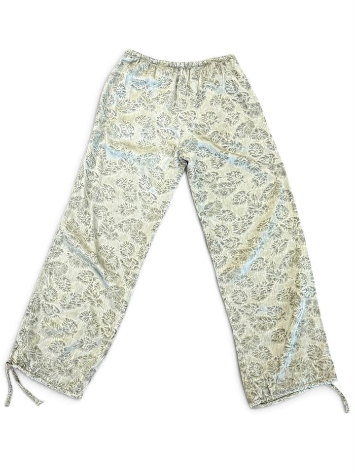 Zara Tied Jacquard Pants - Size Small