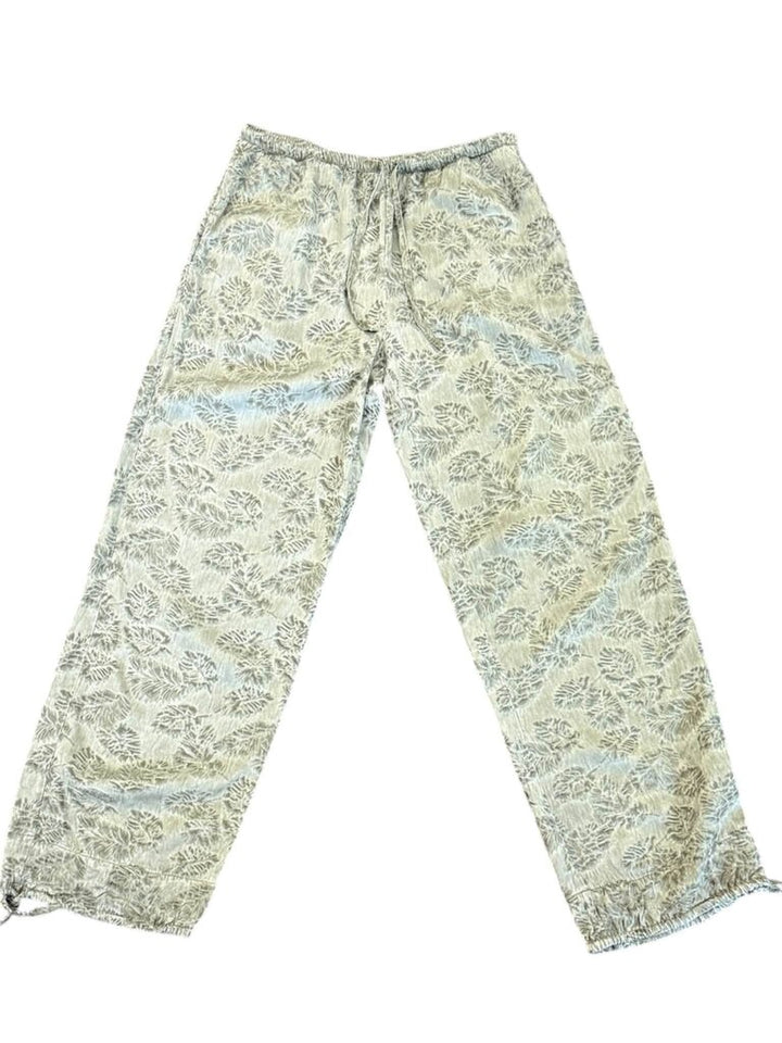 Zara Tied Jacquard Pants - Size Small