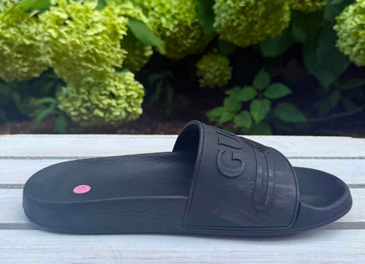 Gucci Logo Rubber Pool Slides - Size 38
