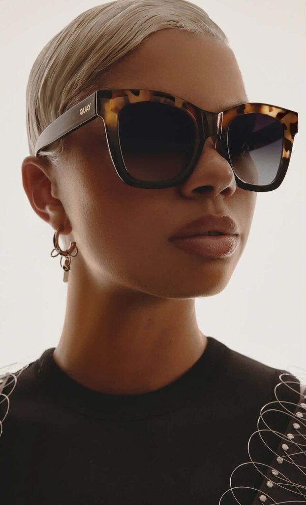 Quay After Hours Sunglasses In Brown (Retails for $95)