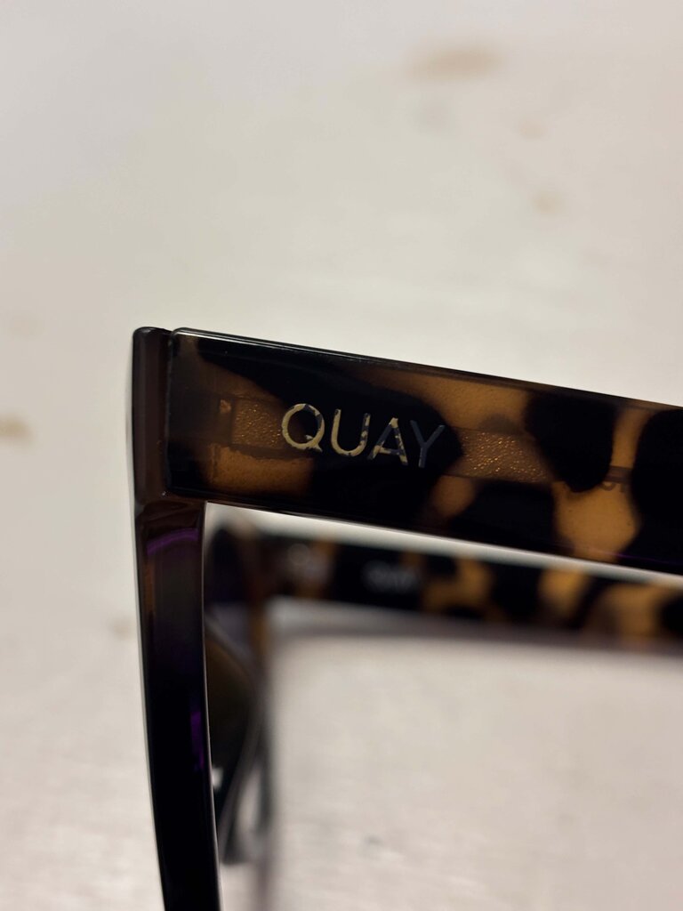 Quay After Hours Sunglasses In Brown (Retails for $95)