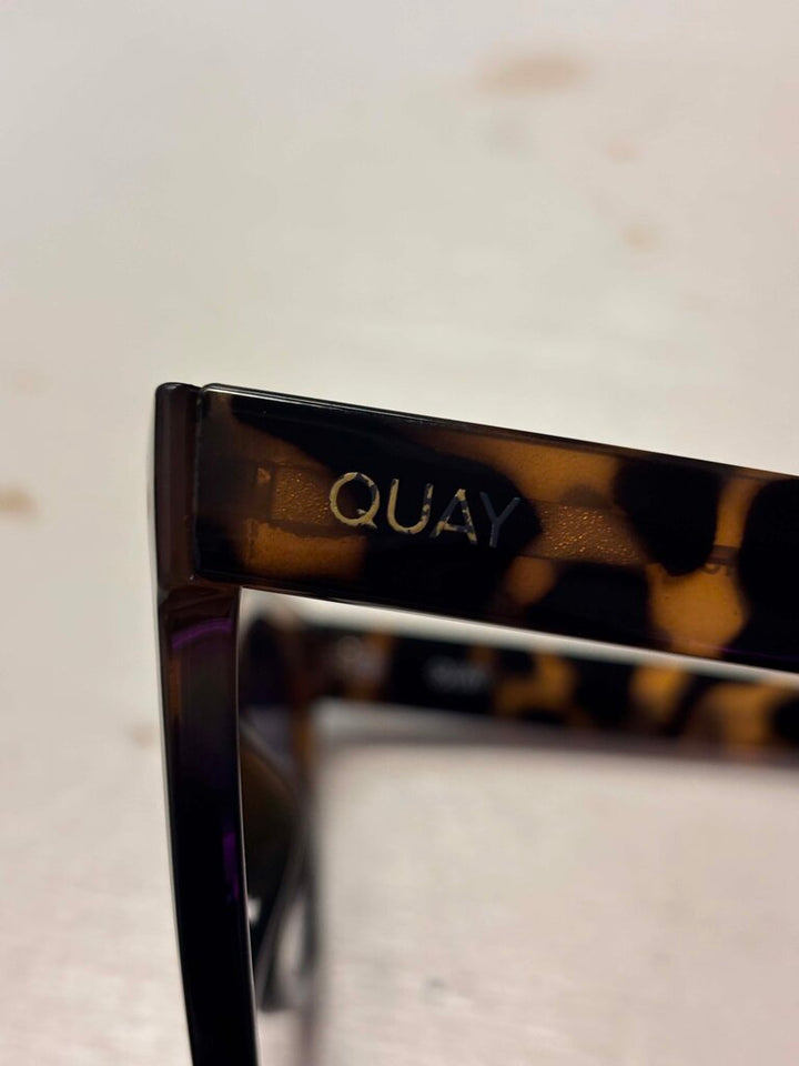 Quay After Hours Sunglasses In Brown (Retails for $95)