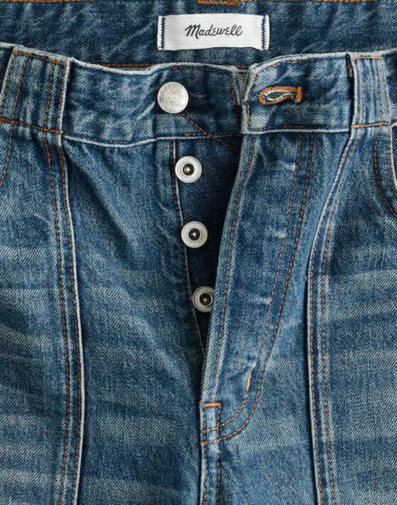 Madewell Darted Barrel-Leg Jeans- Size 25