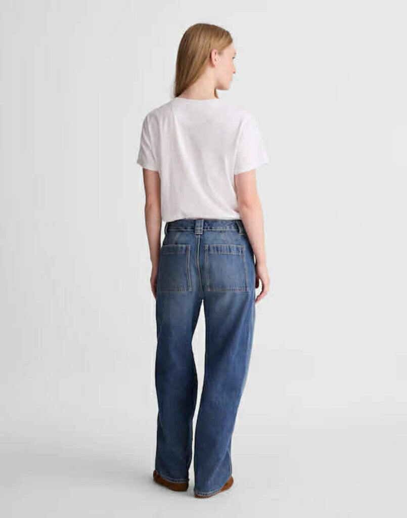 Madewell Darted Barrel-Leg Jeans- Size 25