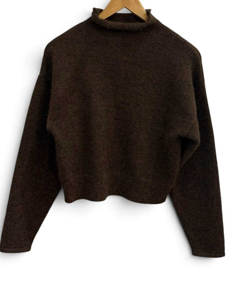 Line & Dot Lila Mockneck Sweater - Size XS