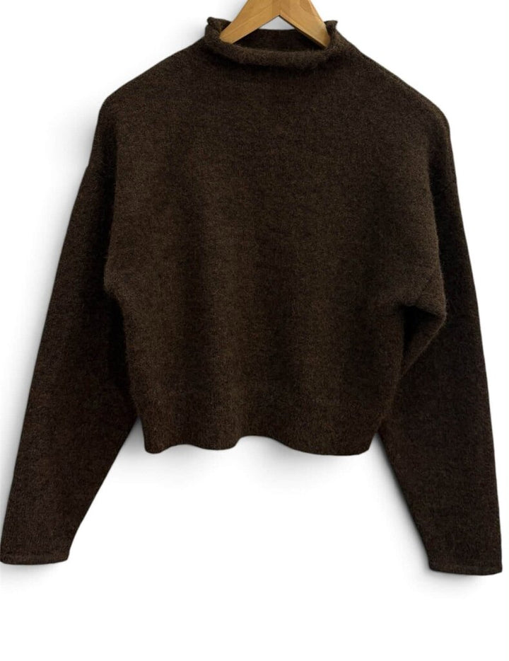 Line & Dot Lila Mockneck Sweater - Size XS