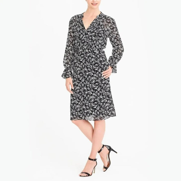 J.Crew Mercantile NWT Drapey Tie-Front Floral Dress - Size XS