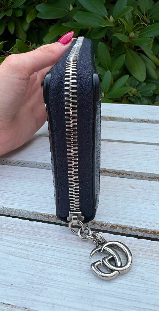 Gucci Ophidia Zip Around GG Supreme Continental Wallet