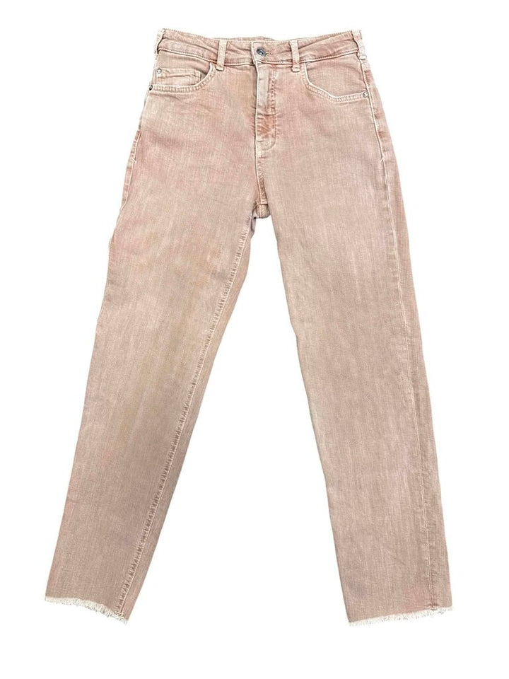 Pilcro The Vintage Straight Raw Hem Jeans - Size 27