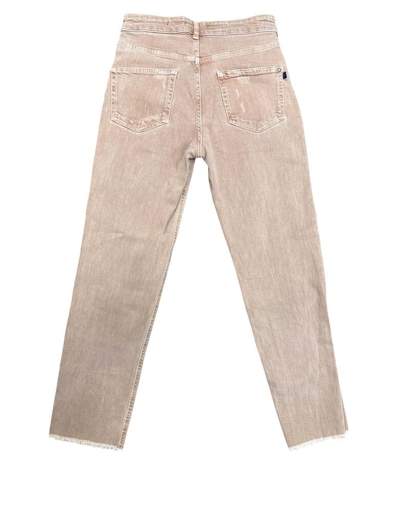 Pilcro The Vintage Straight Raw Hem Jeans - Size 27