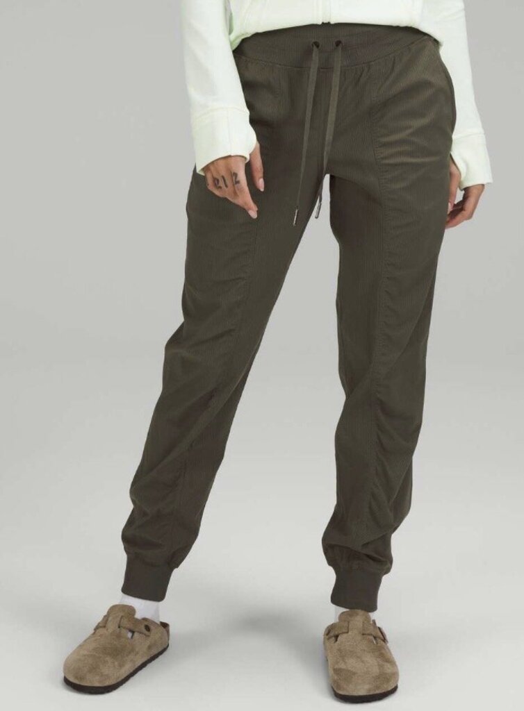 Lululemon Dance Studio Jogger Pants In Army Green - Size 4