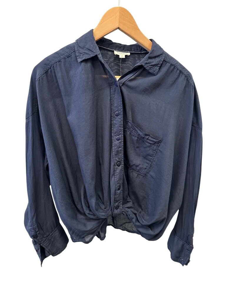 NWT Pilcro Twist-Front Buttondown Top - Size Medium