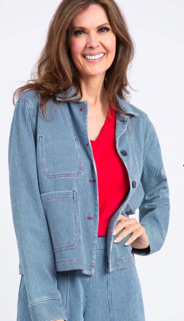 Tribal Button-Up Jacket - Size Large (Retails For $119)