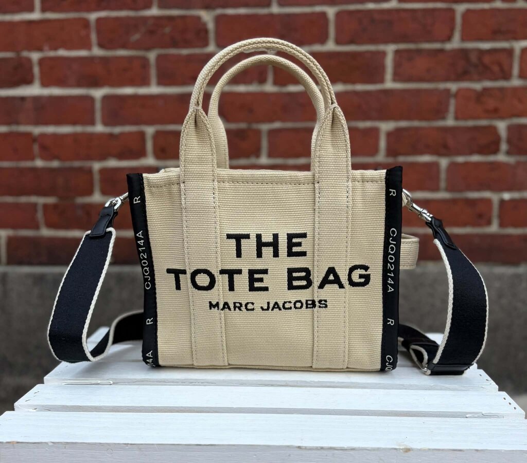 Marc Jacobs The Jacquard Small Tote Bag in Warm Sand - Retails $328