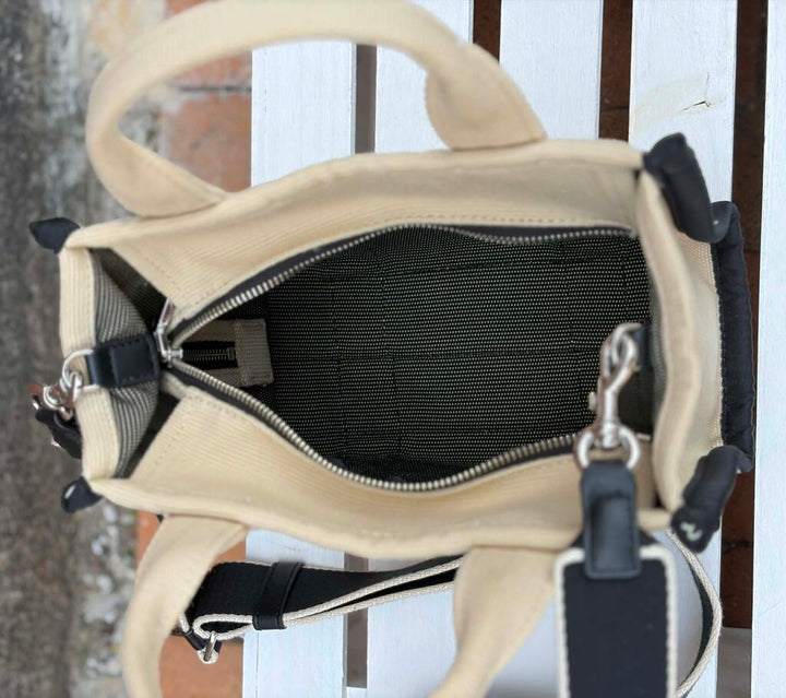 Marc Jacobs The Jacquard Small Tote Bag in Warm Sand - Retails $328