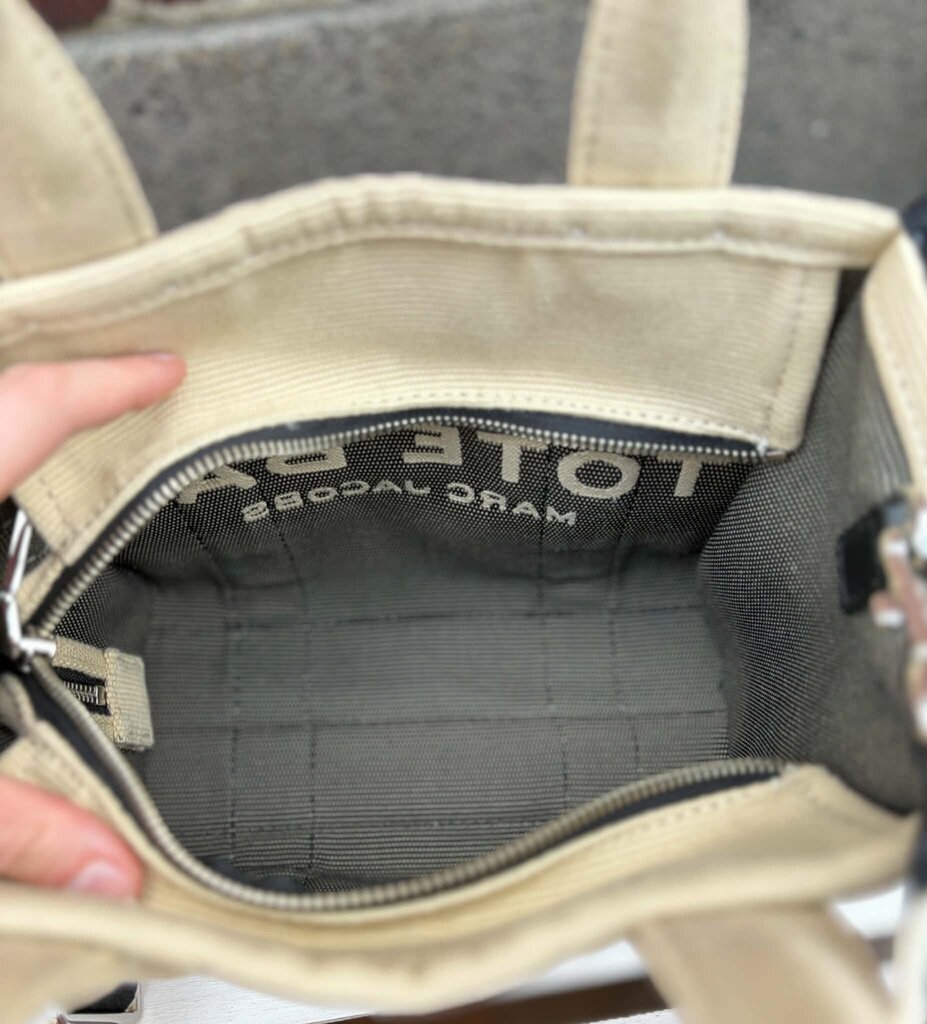Marc Jacobs The Jacquard Small Tote Bag in Warm Sand - Retails $328